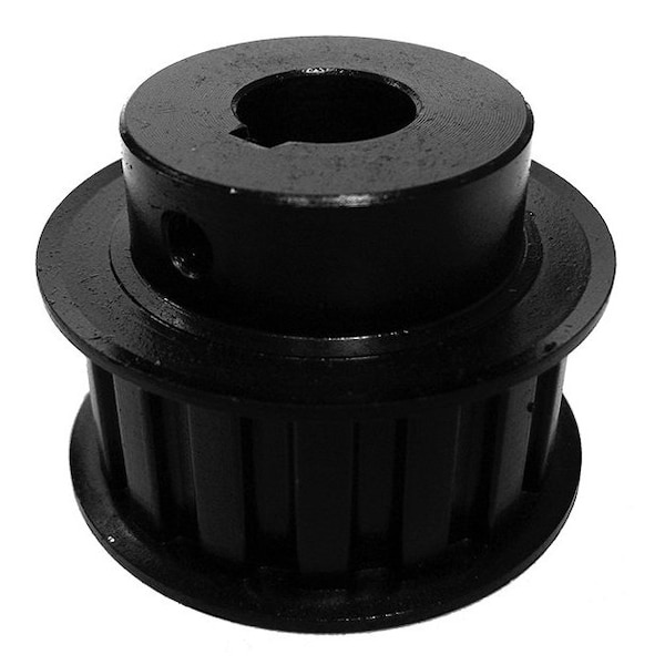 13LF075X3/8, Timing Pulley, Steel, Black Oxide